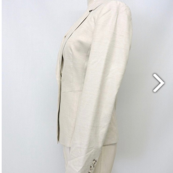 Ladies' Jacob Linen-Blend Blazer, Size S - Picture 4 of 6